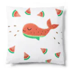 エコの海のスイカくじらのアイテム Cushion