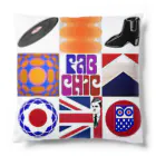 fab chic ファブシックの賑やかファブモチーフ Cushion