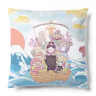 まろかれ堂の黒船の襲来！七福神と寶船 Cushion