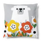 サタケシュンスケ｜イラストレーターのPlants and Polorbear Cushion