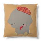 リョウコノオエカキの⭐🐘ゆるいゾウさん / クッション Cushion