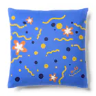 うみうしショップのアオウミウシ柄 Cushion