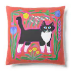 yamasaki chiyoの庭に迷い込んだ猫 Cushion