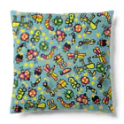 ぴょろりんちょ🐤の星柄の虫だらけクッション Cushion