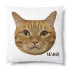 猫カフェ ぶぅたんグッズショップのマビくんのお顔 Cushion