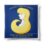 アンドレーア・ザ・スーパーキッカーのアンドレーア（ブルーエンブレム） Cushion