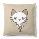 UETANBOの①子猫シャムのカフェタイム Cushion