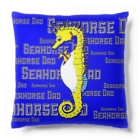 LalaHangeulのSeahorse Dad　yellow  Cushion