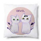 ねこほうチャンネル公式グッズのマロチロとハムモモ両面イラストクッション Cushion