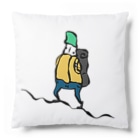 ゆるいイラストのアイテム - イラストレーターハセガワの登山する人のゆるいイラスト Cushion