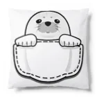 yanyaのぽけっとあざらし Cushion