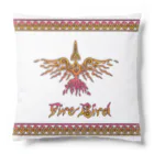 アトリエ彩楽（しゃらく）雑貨店の火の鳥　<Fire Bird>　 A Cushion