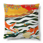 Spirit of 和のきつねの波乗り Cushion