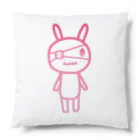 のほほん屋の眼帯うさちゃん(ピンク) Cushion