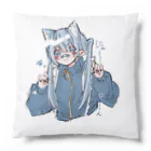 くじらのおみせのねこみみじゃーじくん Cushion