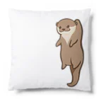 綾錦工房 りこりすのほされカワウソ Cushion