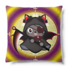 inside-workのデスにゃん (little dark cat) Cushion