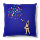 CHOSANAの力士 夜も昼も花火をあげる Cushion