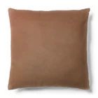 kiki25のレザーブラウン Cushion