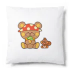 レタ(LETA)のぬいクマちゃんのキノコがり Cushion