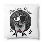 みつぞno鳥絵店のAfican Grey Cushion