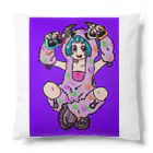 あやしいおばさん くろまめさんの○ュアアルコール（クラ○ナー）パープル Cushion