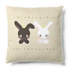 たかどのみこと🕊の白黒うさぎ Cushion