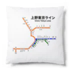 柏洋堂の上野東京ライン 路線図 Cushion
