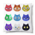 ネズミとネコとたまにウサギのグッズの十人十色ネコ Cushion