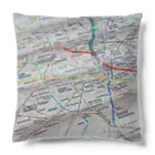 City View Kのパリ・メトロマップ Cushion