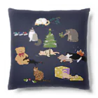 OROTIMESのXmasクッション　navy Cushion