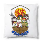 にゃんまるけのにゃん福神 Cushion