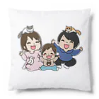 りおなり夫婦のビログ旅 公式Storeの家族大集合クッション Cushion