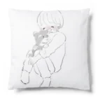 あゆみさんのシュナちゃんと女の子 Cushion