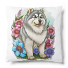 znbmsrrの花アラスカの子犬。 愛犬家のためのキュートなデザイン。 Cushion