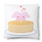 エレ堂のパンケーキとうさぎ🐰🥞 Cushion