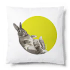 kawano_lonの満月だっこうさぎゆずくん Cushion