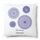 the groove takamatsu.のgroove. Blue クッション