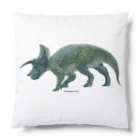 segasworksのTriceratops prorsus(トリケラトプス ・プロルスス)着彩画 Cushion