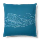 ariariartの世界でもっとも孤独なクジラとラジオ【チャリティー】 Cushion