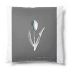 rilybiiのSea ​​Blue , Charcoal , Art TULIP . Cushion