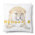 佳山隆生　アートギャラリーのRyusei,Kシリーズ【柴仔犬】 Cushion