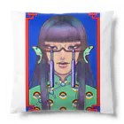 采-aya-のオオミズアオ・ポルカドット Cushion