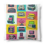 マッケンデジタルワールドのエモくてレトロな盆栽さんと仮想ゲーム機器君たち Cushion