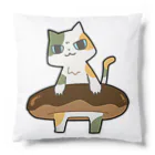 うさやのドーナツをゲットしてご満悦の猫 Cushion