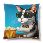 じょんすたいるのPopcorn Cat クッション