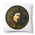 MUGEN ARTのメドゥーサ　カラヴァッジオ　Caravaggio / Medusa Cushion