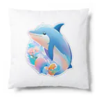 dolphineの可愛いイルカ Cushion