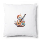dolphineのギターを弾く可愛い猫 Cushion
