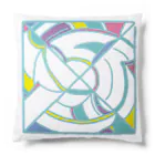 chika_shirakawaのKODAIPOP▲▼▲▼不思議な直弧文 Cushion